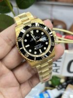VS Factory Rolex Submariner Date “Solid Gold Black” 40mm (116618LN) 1:1 Super Clone – DD3135 Movement - Image 4