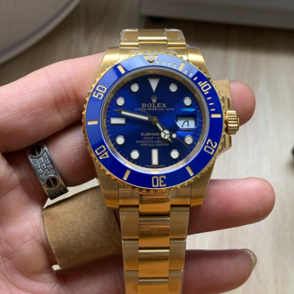 VS Factory Rolex Submariner Date “Solid Gold Blue” 41mm (126618LB) 1:1 Super Clone – DD3235 Movement