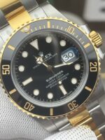 VS Factory Rolex Submariner Date “Two-Tone Black” 18K Yellow Gold 40mm (116613LN) 1:1 Super Clone – DD3135 Movement - Image 5