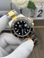VS Factory Rolex Submariner Date “Two-Tone Black” 18K Yellow Gold 40mm (116613LN) 1:1 Super Clone – DD3135 Movement - Image 3