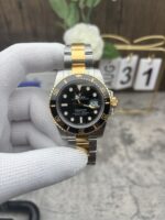 VS Factory Rolex Submariner Date “Two-Tone Black” 18K Yellow Gold 40mm (116613LN) 1:1 Super Clone – DD3135 Movement