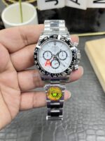 VS Factory Rolex Cosmograph Daytona “Panda” White Dial (126500LN) Super Clone – DD4131 Movement