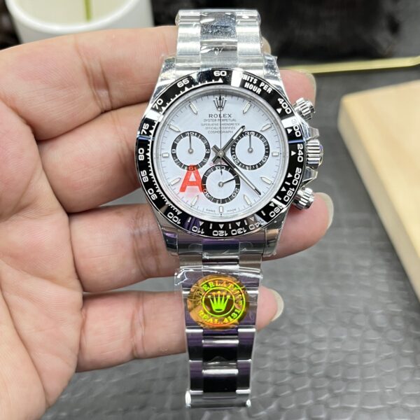 VS Factory Rolex Cosmograph Daytona “Panda” White Dial (126500LN) Super Clone – DD4131 Movement