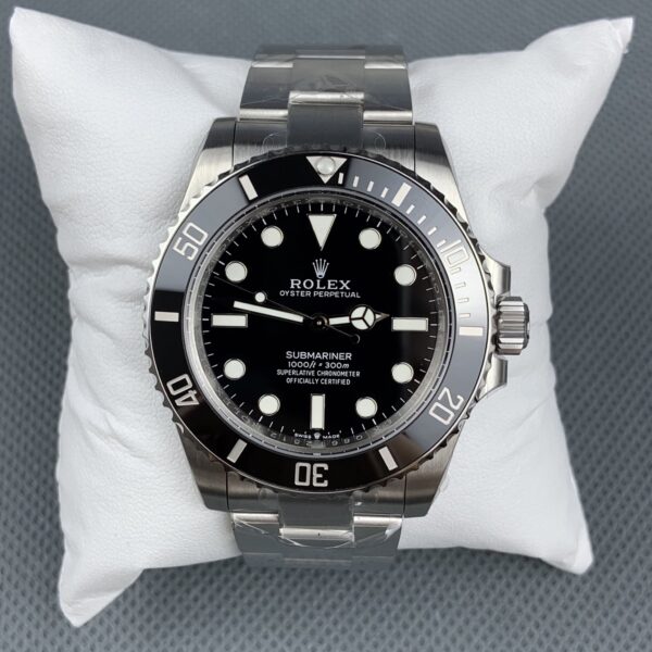 VS Factory Rolex Submariner “No-Date” Black 41mm (124060) 1:1 Super Clone – DD3230 Movement
