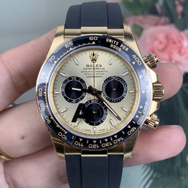 VS Factory Rolex Cosmograph Daytona Yellow Gold “Shawn Yue” Champagne Dial (126518LN) 1:1 Super Clone – DD4131 Movement