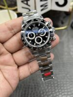 VS Factory Rolex Cosmograph Daytona Black Dial Black Ceramic Bezel 40mm (116500LN) 1:1 Super Clone – DD4130 Movement - Image 6