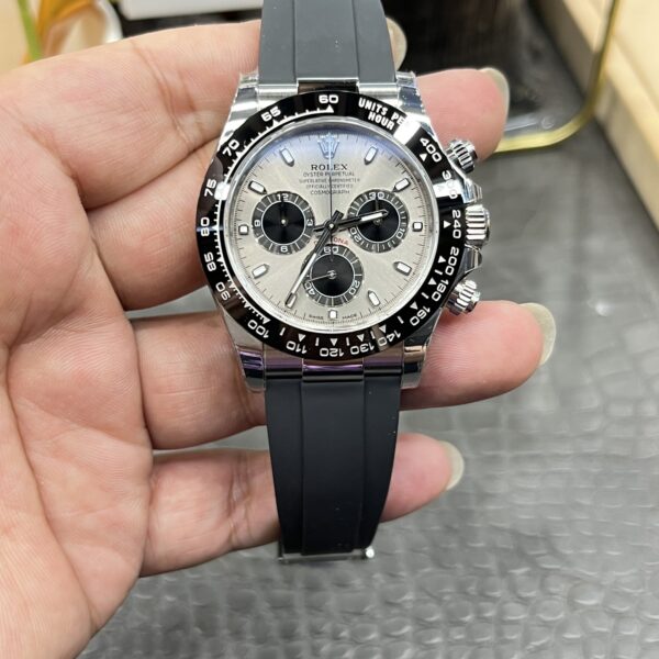 VS Factory Rolex Cosmograph Daytona “Grey Ghost” Slate Dial (116519LN) 1:1 Super Clone – DD4130 Movement