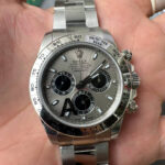VS Factory Rolex Cosmograph Daytona White Gold Slate Grey Dial (116509) 1:1 Super Clone – DD4130 Movement
