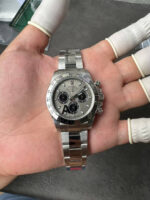 VS Factory Rolex Cosmograph Daytona White Gold Slate Grey Dial (116509) 1:1 Super Clone – DD4130 Movement - Image 3