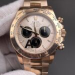 VS Factory Rolex Cosmograph Daytona Full Rose Gold “Panda” Dial (126505) 1:1 Super Clone – DD4131 Movement