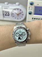 VS Factory Rolex Cosmograph Daytona “Ice Blue” Platinum (126506) 1:1 Super Clone – DD4131 Movement - Image 6