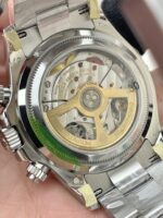 VS Factory Rolex Cosmograph Daytona “Platona” Ice Blue Baguette Diamond Dial (126506) 1:1 Super Clone – DD4131 Movement - Image 6