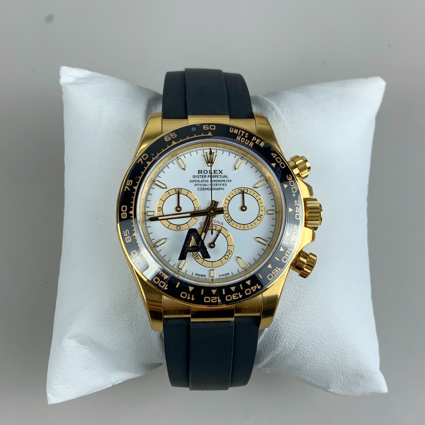 vsf-11276-a1f603e11a-i1767944292509_2621_0_1-1-1 VS Factory Rolex Cosmograph Daytona Yellow Gold White Dial (126518LN) 1:1 Super Clone – DD4131 Movement - Image 1