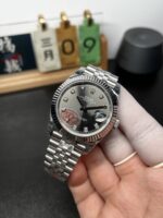 VS Factory Rolex Datejust 36mm Sunburst Slate Diamond Dial Jubilee Bracelet (126234) 1:1 Super Clone – DD3235 Movement - Image 3