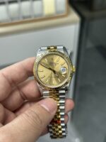VS Factory Rolex Datejust 36mm Two-Tone Yellow Gold Sunburst Champagne Dial Jubilee Bracelet (126233) 1:1 Super Clone – DD3235 Movement - Image 2