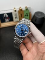 VS Factory Rolex Datejust 36mm Sunburst Blue Dial Jubilee Bracelet (126234) 1:1 Super Clone – DD3235 Movement - Image 3