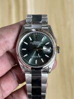 VS Factory Rolex Datejust 36mm Sunburst Green Dial Smooth Bezel Oyster Bracelet (126200) 1:1 Super Clone – DD3235 Movement