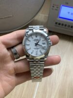 VS Factory Rolex Datejust 41mm Pure White Dial Smooth Bezel Jubilee Bracelet (126300) 1:1 Super Clone – DD3235 Movement