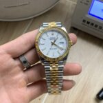 VS Factory Rolex Datejust 41mm Two-Tone Yellow Gold White Dial Jubilee Bracelet (126333) 1:1 Super Clone – DD3235 Movement