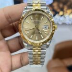 VS Factory Rolex Datejust 41mm Champagne Dial Fluted Bezel Jubilee Bracelet (126333) 1:1 Super Clone – DD3235 Movement