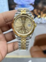 VS Factory Rolex Datejust 41mm Champagne Dial Fluted Bezel Jubilee Bracelet (126333) 1:1 Super Clone – DD3235 Movement