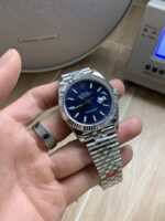 VS Factory Rolex Datejust 41mm Blue Fluted Motif Dial Fluted Bezel Jubilee Bracelet (126334) 1:1 Super Clone – DD3235 Movement - Image 5