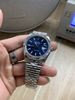 VS Factory Rolex Datejust 41mm Blue Fluted Motif Dial Fluted Bezel Jubilee Bracelet (126334) 1:1 Super Clone – DD3235 Movement - Image 3