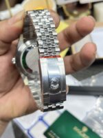 VS Factory Rolex Datejust 41mm Green Fluted Motif Dial Smooth Bezel Jubilee Bracelet (126300) 1:1 Super Clone – DD3235 Movement - Image 7