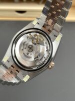 VS Factory Rolex Datejust 36mm Two-Tone Rose Gold Slate “Wimbledon” Dial Fluted Bezel Jubilee Bracelet (126231) 1:1 Super Clone – DD3235 Movement - Image 7