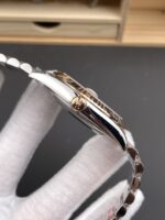 VS Factory Rolex Datejust 36mm Two-Tone Rose Gold Slate “Wimbledon” Dial Fluted Bezel Jubilee Bracelet (126231) 1:1 Super Clone – DD3235 Movement - Image 6