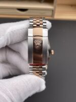 VS Factory Rolex Datejust 36mm Two-Tone Rose Gold Slate “Wimbledon” Dial Fluted Bezel Jubilee Bracelet (126231) 1:1 Super Clone – DD3235 Movement - Image 9