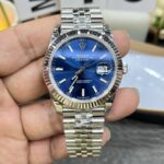 VS Factory Rolex Datejust 41mm Blue Sunburst Dial Fluted Bezel Jubilee Bracelet (126334) 1:1 Super Clone – DD3235 Movement
