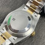VS Factory Rolex Datejust 41mm Two-Tone Yellow Gold Black Sunburst Dial Fluted Bezel Oyster Bracelet (126333) 1:1 Super Clone – DD3235 Movement - Image 6