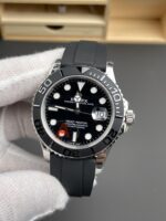 VS Factory Rolex Yacht-Master 42mm White Gold Black Dial Ceramic Bezel Oysterflex Strap (226659) 1:1 Super Clone – DD3235 Movement - Image 3