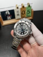 VS Factory Rolex Yacht-Master 40mm Slate “Rhodium” Dial Platinum Bezel Oyster Bracelet (126622) 1:1 Super Clone – DD3235 Movement - Image 3