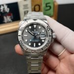 VS Factory Rolex Yacht-Master 40mm Slate “Rhodium” Dial Platinum Bezel Oyster Bracelet (126622) 1:1 Super Clone – DD3235 Movement