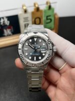 VS Factory Rolex Yacht-Master 40mm Slate “Rhodium” Dial Platinum Bezel Oyster Bracelet (126622) 1:1 Super Clone – DD3235 Movement