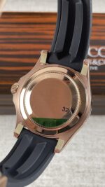 VS Factory Rolex Yacht-Master 40mm Rose Gold Matte Black Dial Ceramic Bezel Oysterflex Strap (126655) 1:1 Super Clone – DD3235 Movement - Image 7