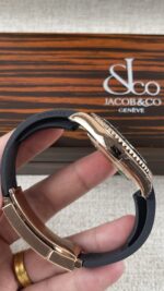 VS Factory Rolex Yacht-Master 40mm Rose Gold Matte Black Dial Ceramic Bezel Oysterflex Strap (126655) 1:1 Super Clone – DD3235 Movement - Image 4
