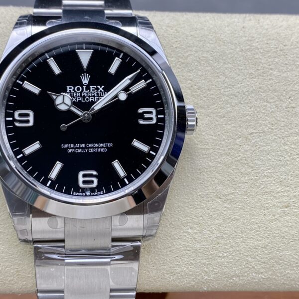 VS Factory Rolex Explorer 36mm Black “3-6-9” Dial Smooth Bezel Oyster Bracelet (124270) 1:1 Super Clone – DD3230 Movement
