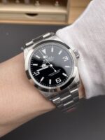 VS Factory Rolex Explorer 40mm Black “3-6-9” Dial Smooth Bezel Oyster Bracelet (224270) 1:1 Super Clone – DD3230 Movement - Image 3