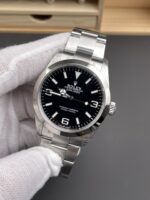 VS Factory Rolex Explorer 40mm Black “3-6-9” Dial Smooth Bezel Oyster Bracelet (224270) 1:1 Super Clone – DD3230 Movement - Image 4