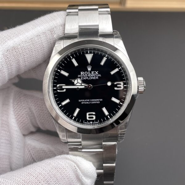 VS Factory Rolex Explorer 40mm Black “3-6-9” Dial Smooth Bezel Oyster Bracelet (224270) 1:1 Super Clone – DD3230 Movement