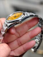 VS Factory Rolex Oyster Perpetual 36mm Yellow Dial Smooth Bezel Oyster Bracelet (126000) 1:1 Super Clone – DD3230 Movement - Image 5