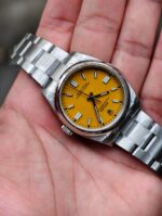 VS Factory Rolex Oyster Perpetual 36mm Yellow Dial Smooth Bezel Oyster Bracelet (126000) 1:1 Super Clone – DD3230 Movement - Image 3