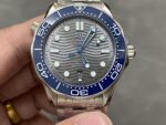 VS Factory Omega Seamaster Diver 300M 42mm Grey Wave Dial Blue Ceramic Bezel Stainless Steel Bracelet (210.30.42.20.06.001) 1:1 Super Clone – DD8800 Movement