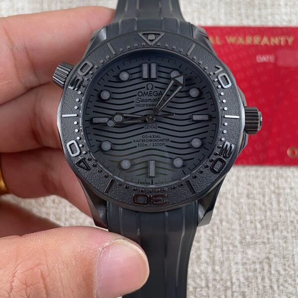 VS Factory Omega Seamaster Diver 300M 43.5mm “Black Black” Full Ceramic (210.92.43.20.01.003) 1:1 Super Clone – DD8806 Movement