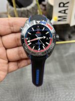 VS Factory Omega Seamaster Planet Ocean 600M GMT “Deep Black” ETNZ Edition 45.5mm (215.92.46.22.01.004) 1:1 Super Clone – DD8906 Movement