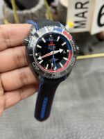 VS Factory Omega Seamaster Planet Ocean 600M GMT “Deep Black” ETNZ Edition 45.5mm (215.92.46.22.01.004) 1:1 Super Clone – DD8906 Movement - Image 3