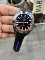 VS Factory Omega Seamaster Planet Ocean 600M GMT “Deep Black” ETNZ Edition 45.5mm (215.92.46.22.01.004) 1:1 Super Clone – DD8906 Movement - Image 5
